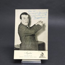 Cartolina con autografo - , del