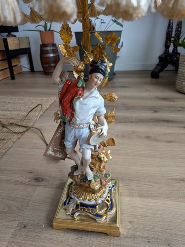Lampada porcellana italiana