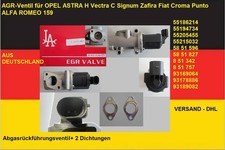 Valvola EGR Opel Astra H