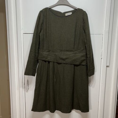 Abito the fold verde tweed - the,