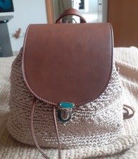 Zaino uncinetto lavorato - , con