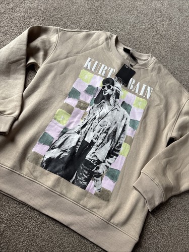 Maglione felpa bershka kurt - maglione,