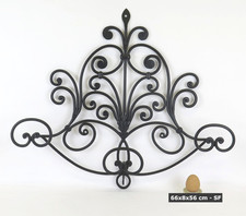 Vintage wrought iron wall - iron,