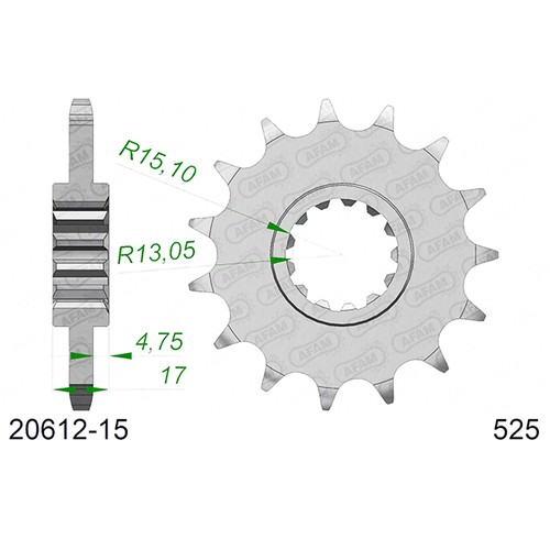 Pignone afam acciaio p525 - in,
