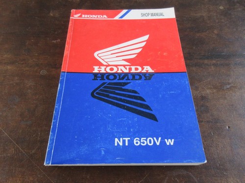 Honda nt650v service shop - nt650v,