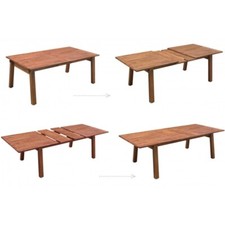 TAVOLO ESTENSIBILE JASMUND IN LEGNO ACACIA MISURE 200/260 CM
