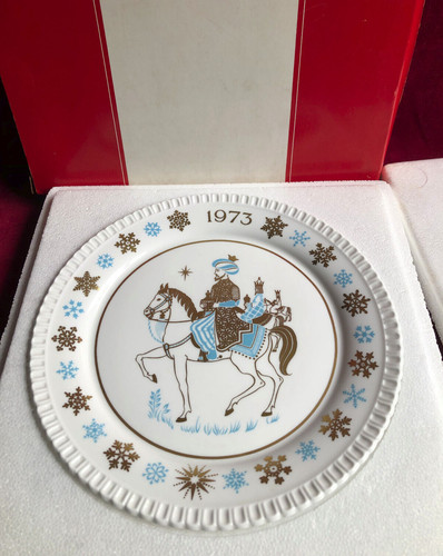 Vintage spode christmas plate - spode,