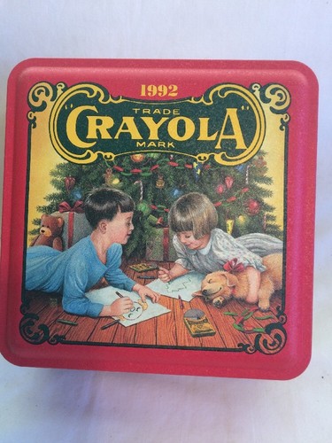 Latta vuota crayola natale - latta,
