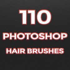 100 + spazzole per capelli collezione per Photoshop