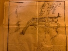 Ludovico De Luigi - Venezia 1974 - disegno a china firmato e pubblicato