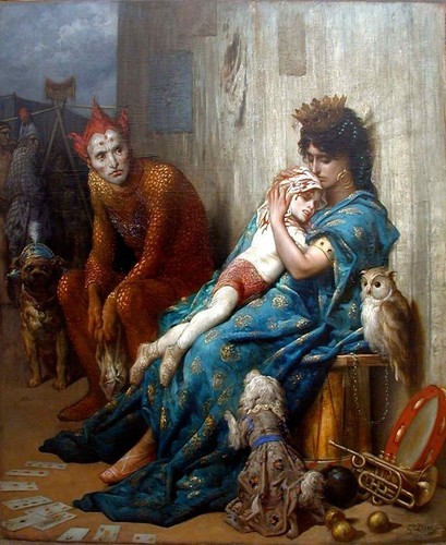 Gustave dore gli acrobati - dore,