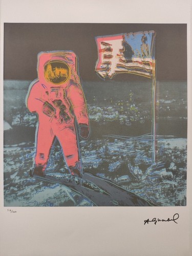 Litografia firmata andy warhol - firmata,
