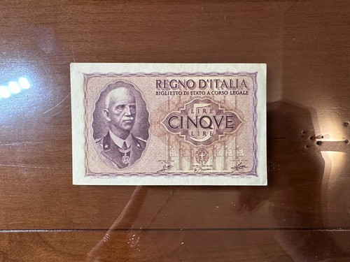 Banconota lire impero - 5,