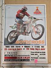 MANIFESTO MOTOCROSS 1982 VITERBO RENAULT CO.RE.VI SPORT