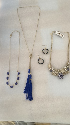 Set collana orecchini strass - collana,