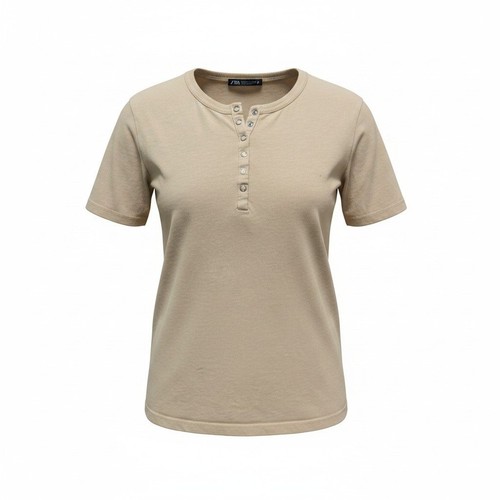 Shirt henley zara - t-shirt, m