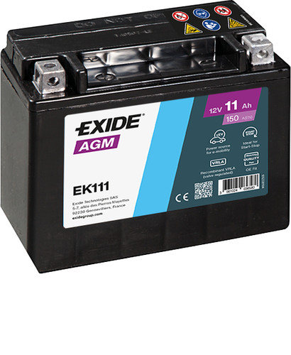 Batteria ausiliaria exide - ausiliaria, agm