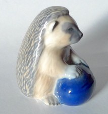 Riccio con frutto blu-