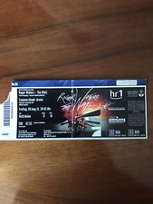 PINK FLOYD - ROGER WATERS  - TICKET - THE WALL 2013