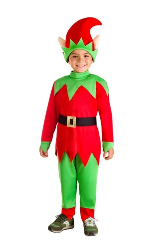 Costume elfo babbo natale - babbo,