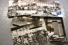 5 Fotografie ufficiali BMW Haus Grattacielo Direzionale Monaco Interni anni '70
