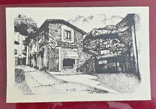 cartolina antrodoco rieti calzature de silvestri f.grande anni '80