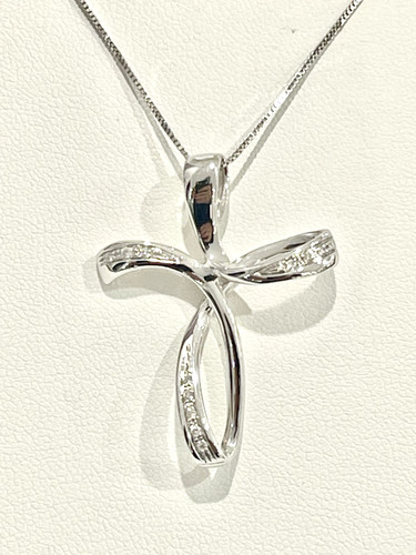 Collana con croce - croce, stilizzata