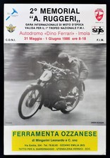 2° MEMORIAL A.J. RUGGERI FERRAMENTA OZZANESE poster manifesto Moto d'Epoca G46
