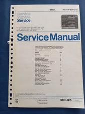 PHILIPS 70FS364 MIDI Tuner Amplifier Deck SERVICE MANUAL ORIGINAL Vintage SCHEMI