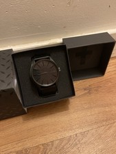 Metallica Nixon Black Album Sentinella Orologio Pelle Raro Album Omaggio Da Collezione