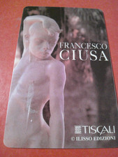 Italia Tiscali   1 scheda telefonica "Artisti Sardi" Francesco Ciusa!!