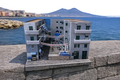 Puzzle del murales maradona - 3d,