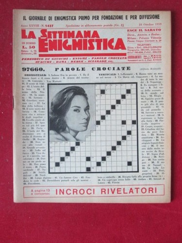 Settimana enigmistica 1437 - settimana,