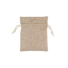 12X Sacchetto portaconfetti beige laminato ORO 10x12 cm BOMBONIERA 1FVK