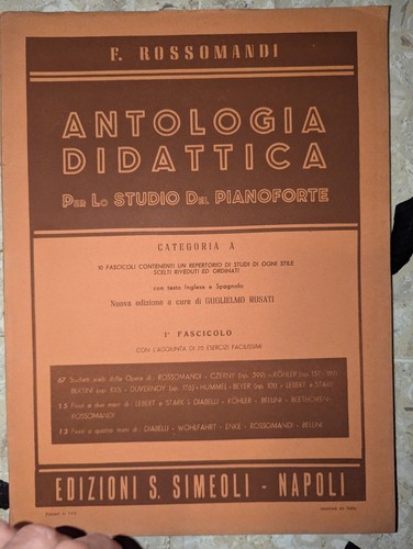 Rossomandi antologia - -,