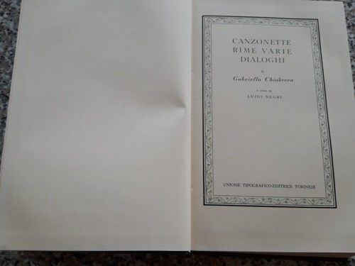 Canzonette rime varie dialoghi - canzonette,