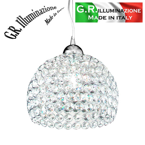 Lampadario moderno cromato - moderno,