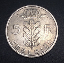 Belgio 5 franchi, 1950 Legenda in olandese - 'BELGIË'