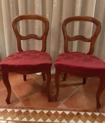 Coppia sedie antiche - coppia, luigi