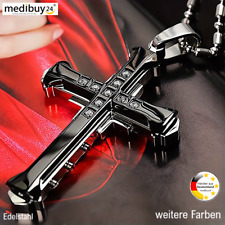 Collana con strass croce