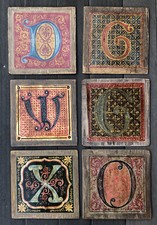 Set of 6 Paintings Chapoletter