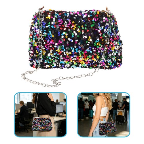 Borsa sera con paillettes - sera,