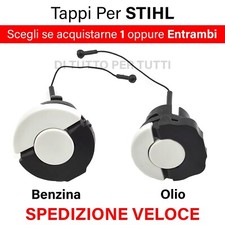 Tappo Olio Benzina Serbatoio per Stihl MS Motosega RICAMBIO tutti i modelli