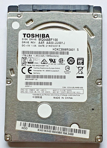 Disco rigido sata toshiba - 1, tb