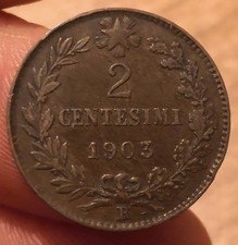 Moneta 2 Centesimi 1903