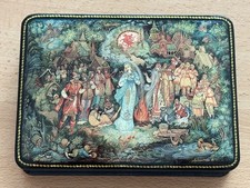 Scatola lacca russa firmata