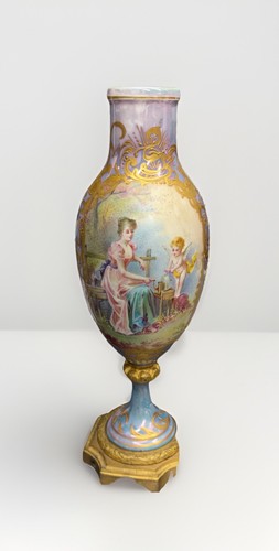 Vaso porcellana vittoriano - vaso,