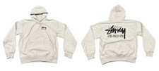 Stussy LA Chapter Felpa con Cappuccio Uomo Unisex Pullover Skate Streetwear Design Classico