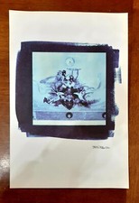 PITTORE PAOLO PAGNINI LIVORNO, STAMPA CON TECNICA ANTICA