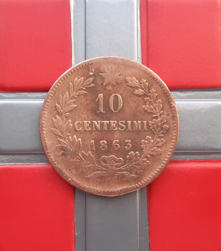 10 centesimi 1863 - 10,